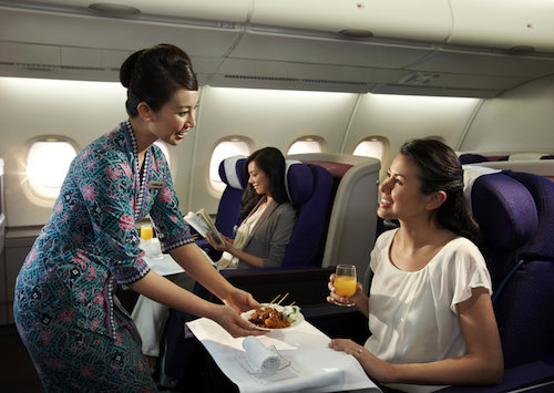 Malaysia Airlines, Business Class, Food Service